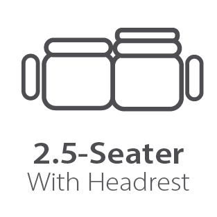 2.5-Seater Headrest
